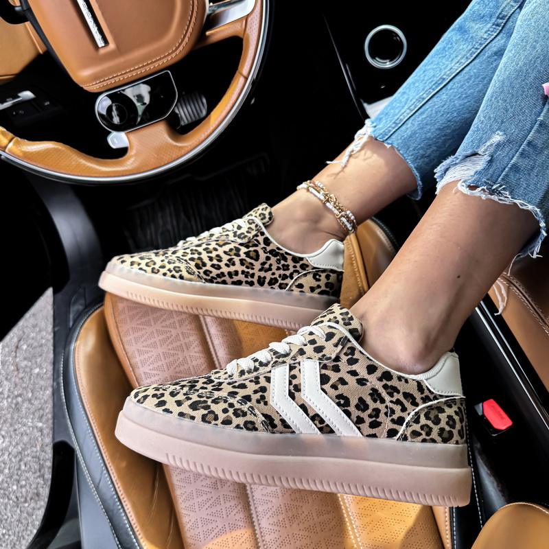 Hnědé plátěné tenisky