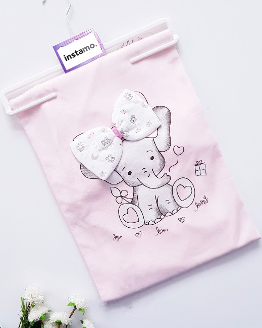 Růžová bavlněná deka