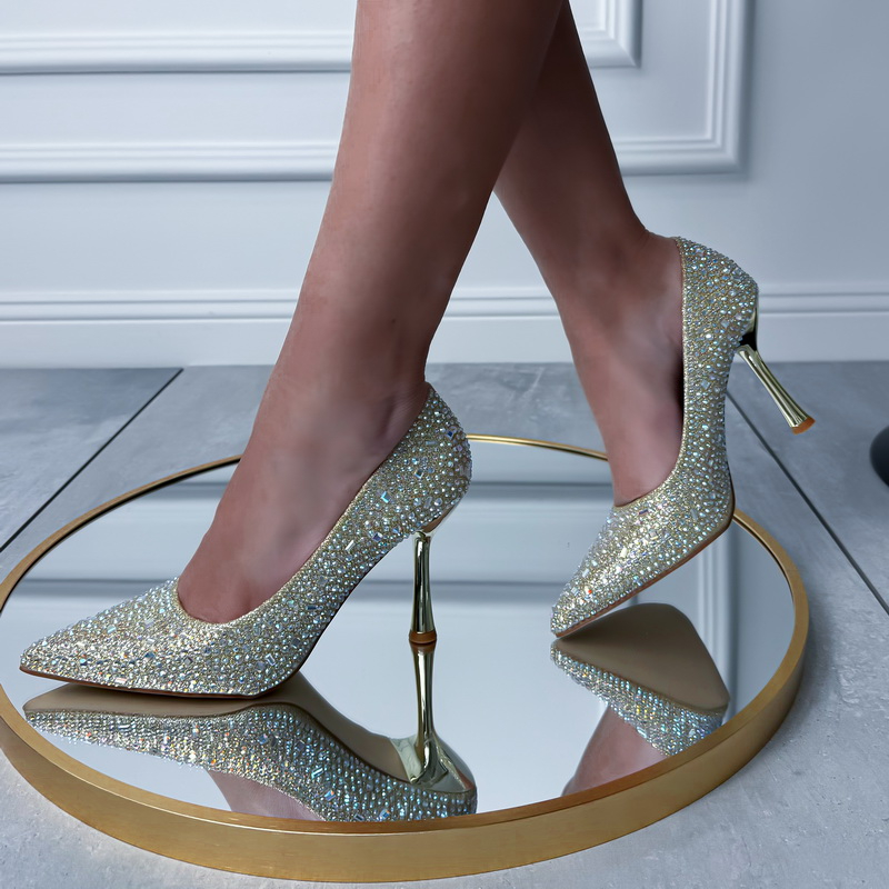 Zlaté lodičky s kamínky