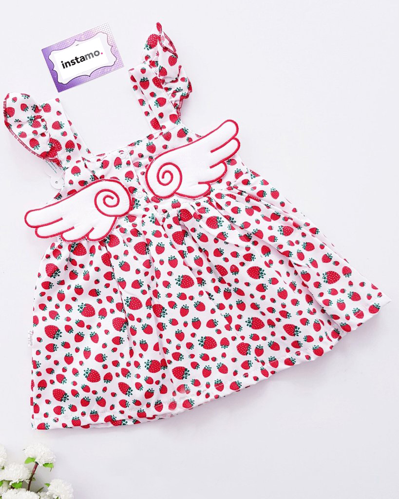 Červené šatičky s čelenkou