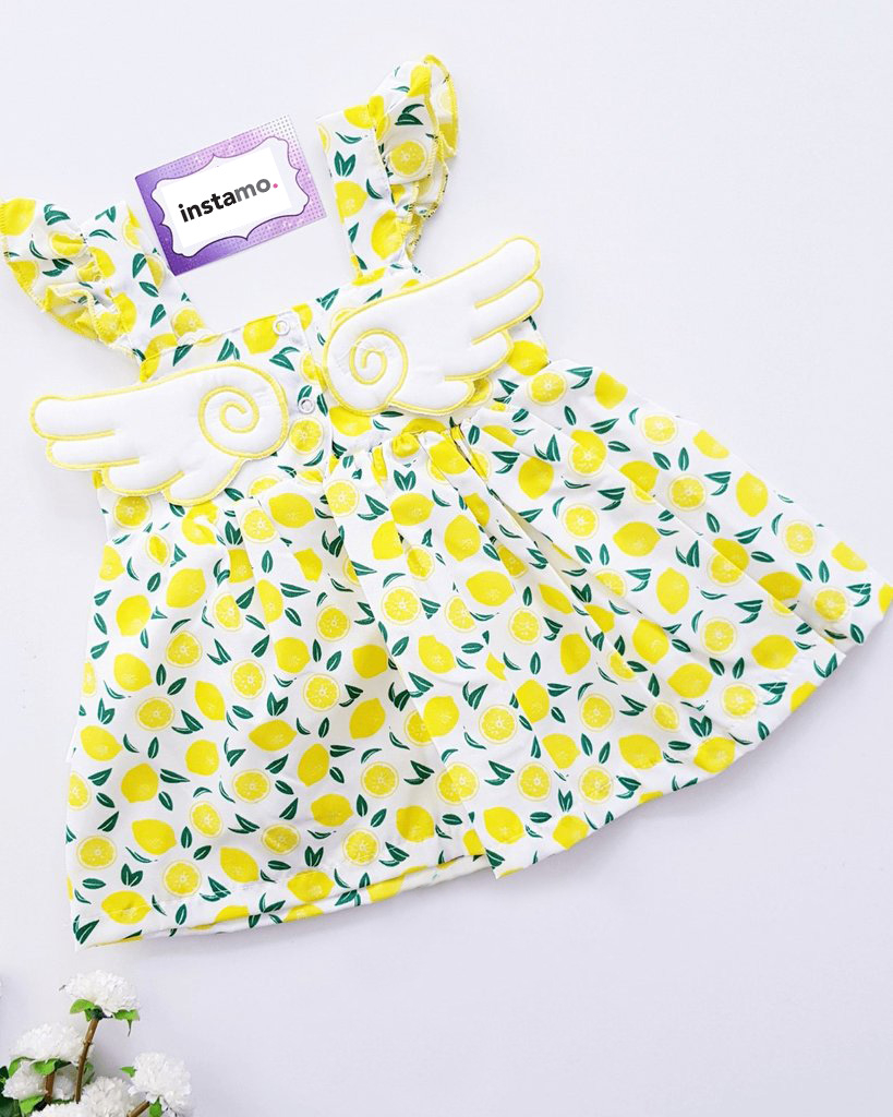 Žluté  šatičky s čelenkou