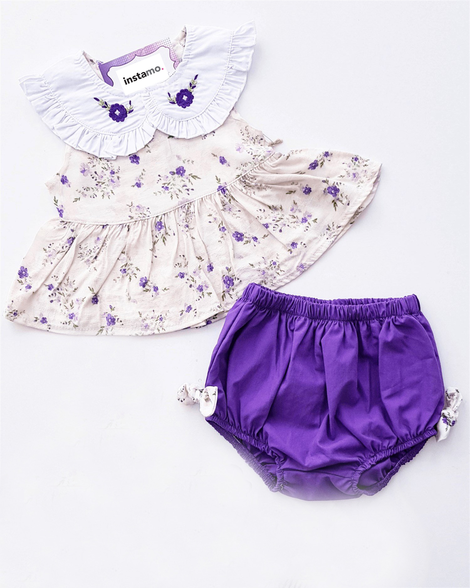 Fialová dvoudílná souprava