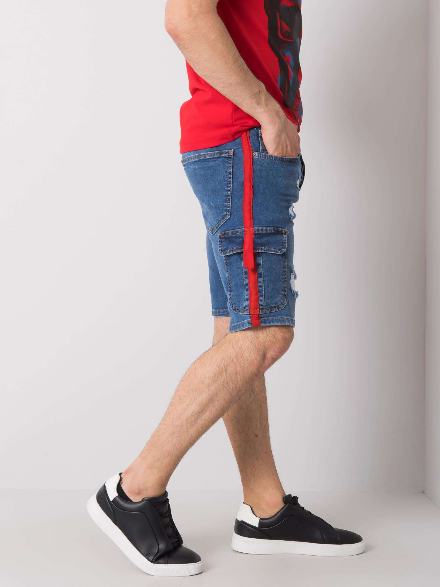 Modré džínové kraťasy (obrázek 3)