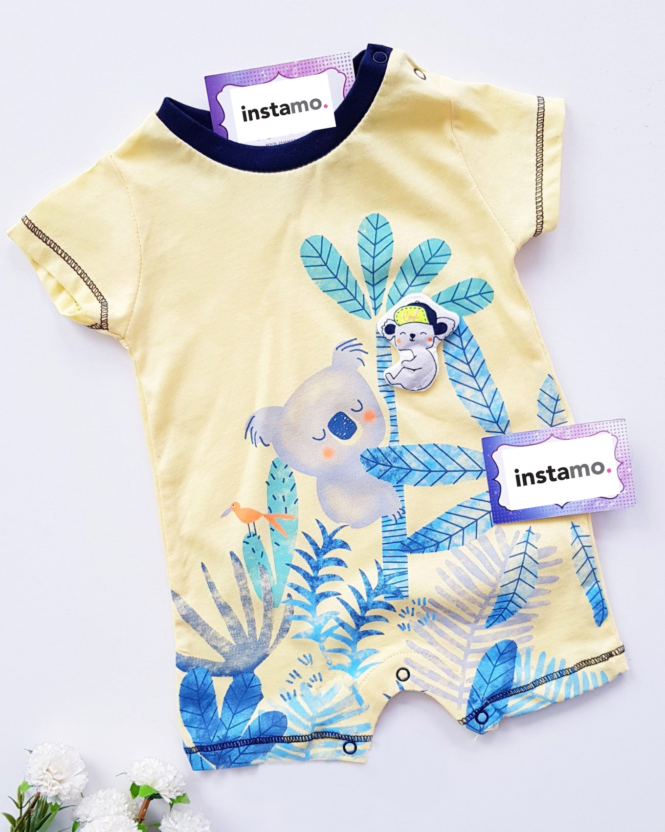 Žlutý  bavlněný overal