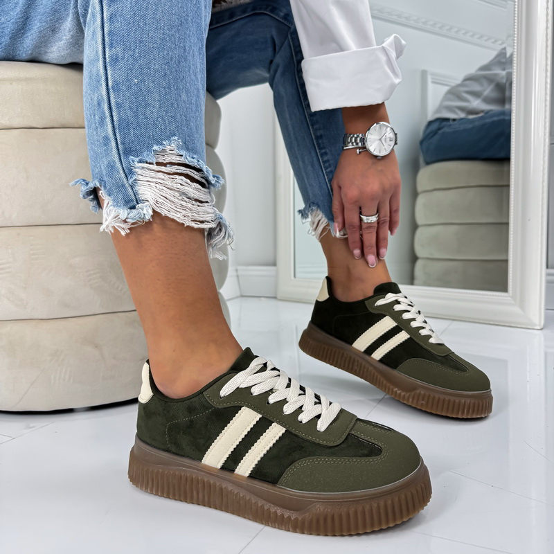 Tmavě zelené tenisky