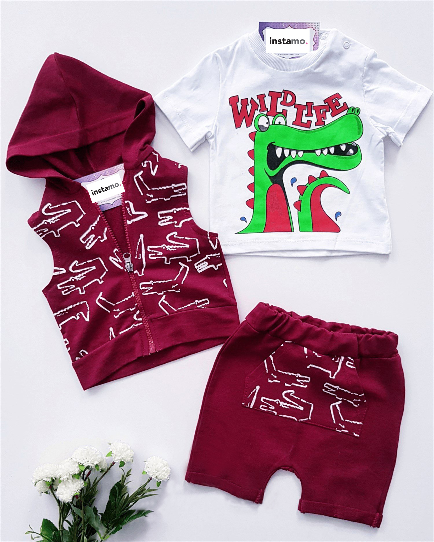 Třídílný vínový set